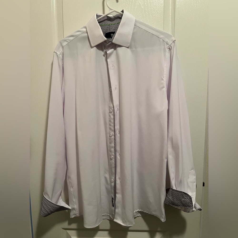 Tom Baine White Dress Shirt